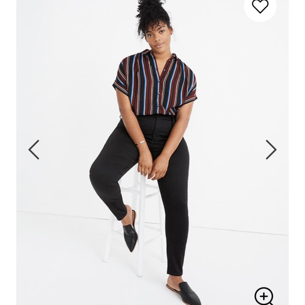 Madewell curvy high rise skinny jeans